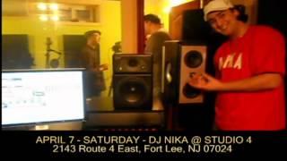 DJ NIKA @ STUDIO 4, NEW JERSEY, APRIL 7, SATURDAY!