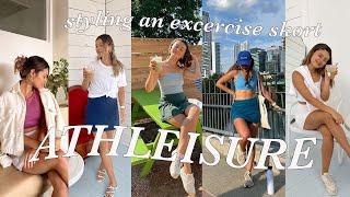 ATHLEISURE OUTFITS LOOKBOOK! | Styling an Outdoor Voices exercise skort!