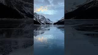 Wild Ice Skating in the Canadian Rockies #travel #banff #christmas