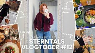 Vlogtober 2024 #12 : Outfits, Korean Dinner, Date Night, New Nails, Sezane Bag & Alltag