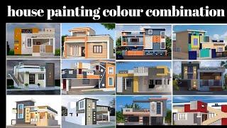 latest exterior colour combination for house 2024 | exterior house painting color ideas |housecolour