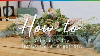 Coloríginz | How to All Saints day horizontal arrangement