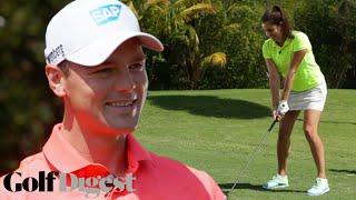 Martin Kaymer Gives German Golf Lesson to Amateur American | Golf Digest