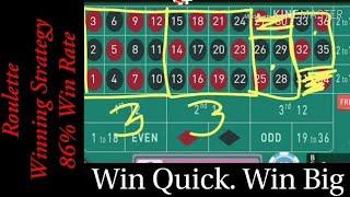 Roulette Winning Strategy Win Quick Win Big #money #profit