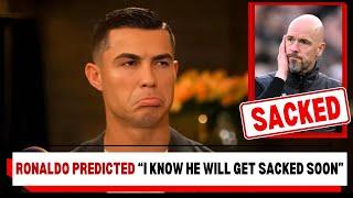 Ronaldo PREDICTED Ten Hag would get SACKED #ronaldo #manchesterunited #tenhag