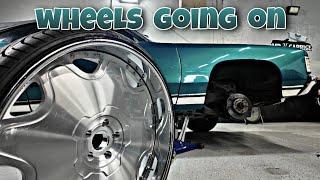 The 1971 Chevy Impala gets mounted 26 inch Forgiato wheels