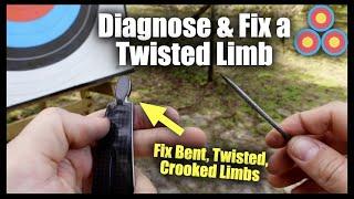 How to Diagnose and Fix a Bent, Warped or Crooked Recurve Limb