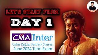 Let's Start from Day 1 || CMA Intermediate Online Classes || in Malayalam || Sagar Sindhu