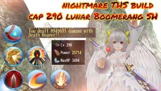 toram online - nightmare THS build cap 290 lunar Boomerang & SH - yusagi