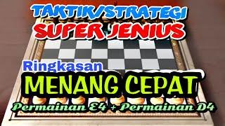 TAKTIK/STRATEGI BERMAIN CATUR DAN Ringkasan  video Menang Cepat E4 & D4 | pull jebakan menggiurkan