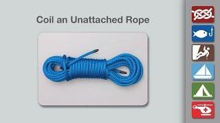 Coiling Rope | How to Coil Rope (Unattached)