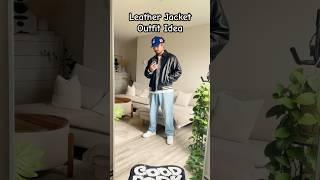 How to Style A Leather Jacket - Outfit Idea