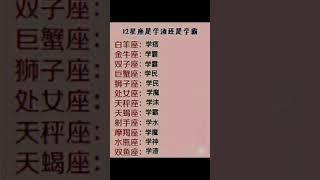 【12星座】你是什么星座？