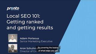 Local SEO 101: How to rank and get results