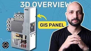 3D overview of Medium Voltage Switchgear GIS Panel | TheElectricalGuy