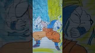 Goku drawing infinity  #goku#shorts