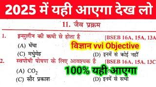 Vigyan Class 10th Important Objective Question 2025 || Science Class 10th Ka vvi Objective 2025
