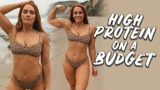 CHEAP HEALTHY FOOD (High Protein) | How to Shop on a Budget, Budget Cooking Tips + More