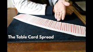 section 1: table card spread beginner magic trick tutorial - evolving magic