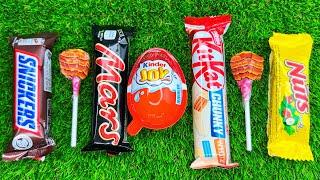 Satisfying video Lollipops candy Asmr Unboxing video Gummy candy and chocolate