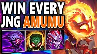 Getting a WIN on EVERY JUNGLER - Amumu the Classic Tank Jungler | Amumu Jungle Gameplay 13.11 lol