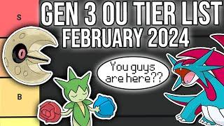 Gen 3 OU Tier List - February 2024