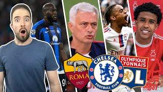 Lukaku To ROMA? Mourinho SAVING Chelsea? | Santos Joins Forest on LOAN | Barcola Asks To LEAVE Lyon!