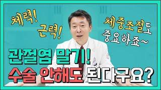 관절염 말기! 수술 안해도 된다구요? 체력,근력,체중조절이 중요! [강북연세TV]