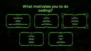 RAPID 2021- What motivates you to do coding?