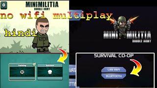 How to play mini militia with lan wifi connection(OFFLINE) with friends.