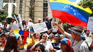 LIVE: Venezuela protest - thousands call for Maduro to step down