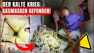 LOSTPLACE // THOUSANDS OF GAS MASKS 🪖 found in 20 METERS deep and SECRET  BUNKER! 