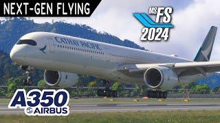 Wild Approach! – Cathay Pacific A350-1000 into Hong Kong – MSFS 2024 – Beyond ATC