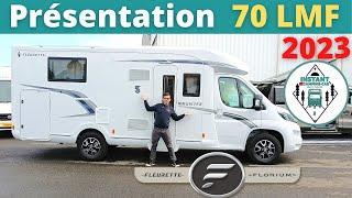 LIT CENTRAL + PAVILLON - Présentation du FLEURETTE MAGISTER 70 LMF 2023 *Instant Camping-Car*