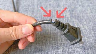 Teach you how to repair the root of a broken wire plug ， Life Hacks