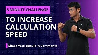 5 minute challenge for Fast Mathematics in IOQM and JEE | Prashant Jain #calculation