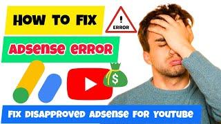 How to Fix Duplicate Adsense Account | Fix Disapproved Google Adsense Account in YouTube Studio