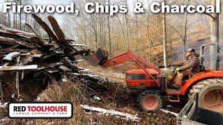 Recycling the SAWMILL SLAB PILE