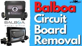 Balboa HOT TUB Circuit Board Removal / HOT TUB Circuit Board Replacement