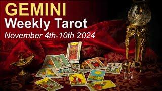 GEMINI WEEKLY TAROT READING "YOU'RE GETTING YOUR WISH" November 4th to 10th 2024 #weeklytarotreading