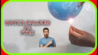 Fire Water Balloon - Cool Science Experiment | Educational Videos by Galaxy Click