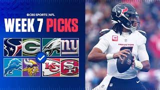 NFL Predictions and Best Bets For EVERY Week 7 Game [Texans at Packers & more]