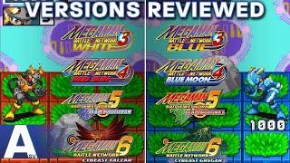 Mega Man Battle Network 3-6 Version Comparison & Review + Navi & Giga Chip Showcase (Bonus Video)