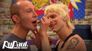 'Handcuffed Makeup' Mini Challenge | S4 E4 | RuPaul's Drag Race