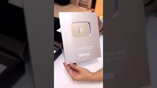 Silver Play Button UNBOXING! 100,000 Subscribers Strong!