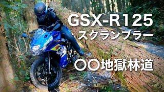 GSX-R125スクランブラー【紹介＋林道テスト】こんなはずじゃなかった     ○○地獄林道　山都町　御所林道|  CAFE218