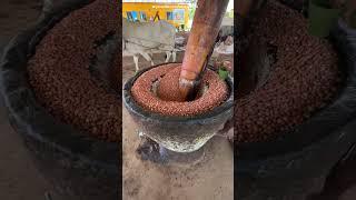 Traditional Groundnut Organic Cold Press Oil Making  | HOW Groundnut OIL is made? Wood Pressed Oil