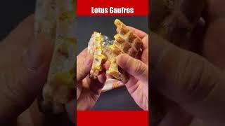 Lotus Gaufres Soft Waffles Unwrapping