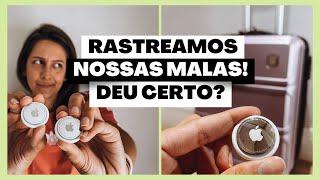 RASTREANDO MINHA BAGAGEM DESPACHADA - AIRTAG NA MALA DE VIAGEM, DEU CERTO? | salatadefrutas