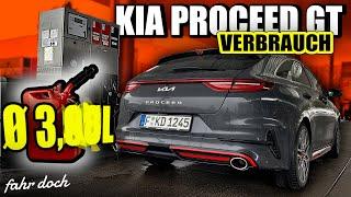 1250KM mit einem TANK!? KIA PROCEED GT Verbrauchstest | Fahr doch